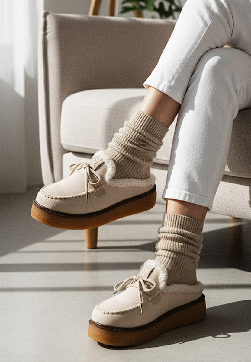 Дамско сабо Seloria бежов