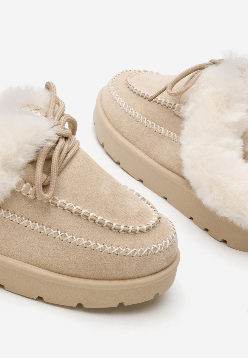 Дамско сабо Leainia бежов