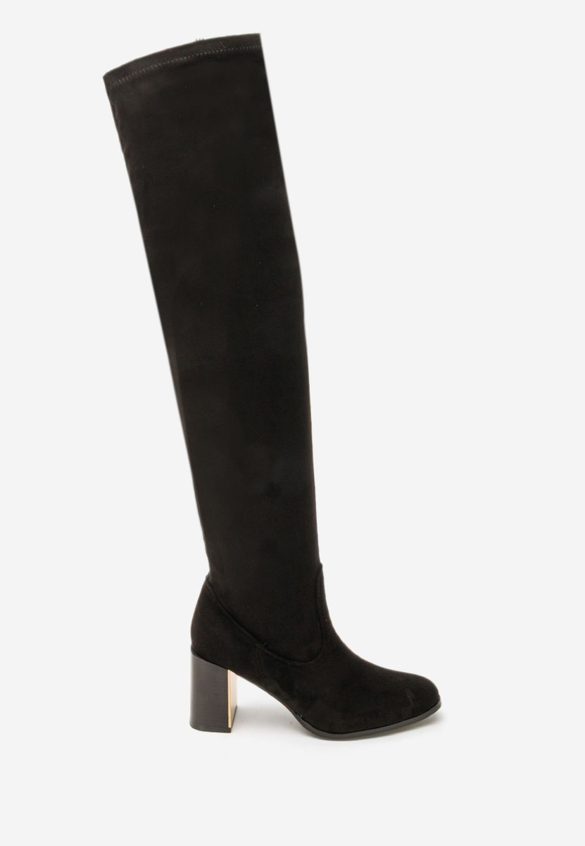Чизми над коляното Jeanne V2 черен