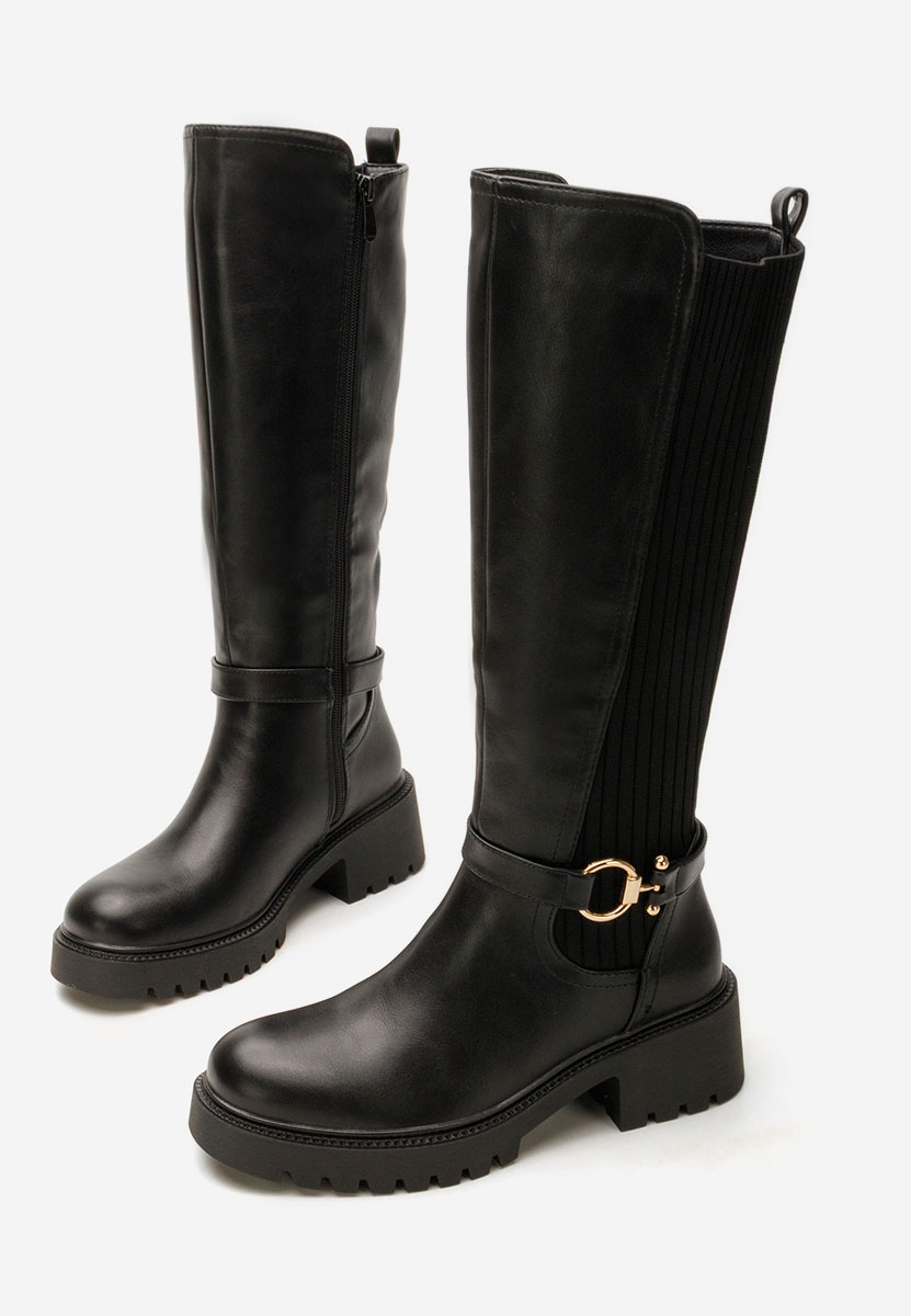 Дамски ботуши Trisina черен