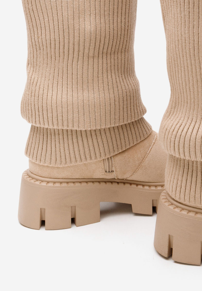 Дамски ботуши Michelina бежов