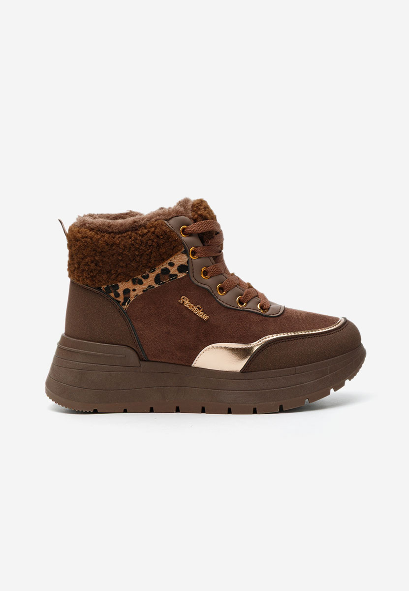 Дамски Зимни маратонки Lisaia кафяв