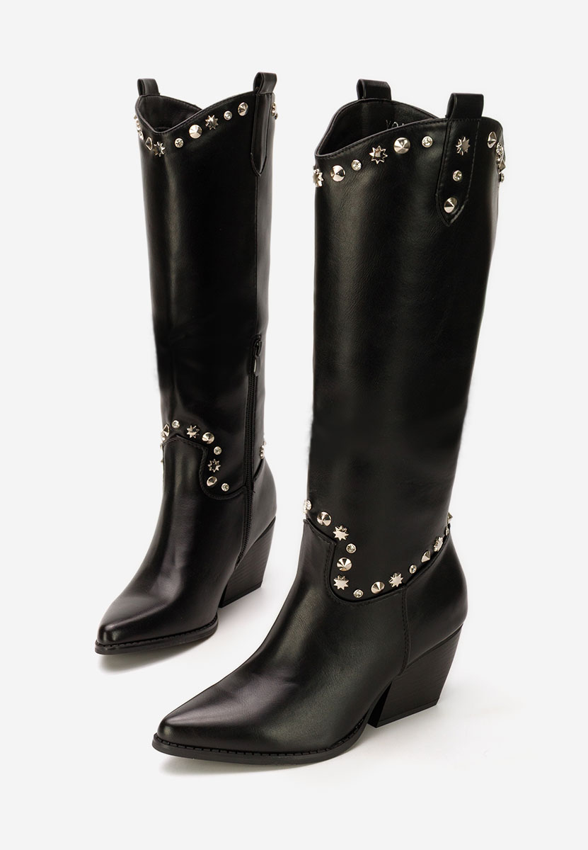 Каубойски ботуши Crisela черен