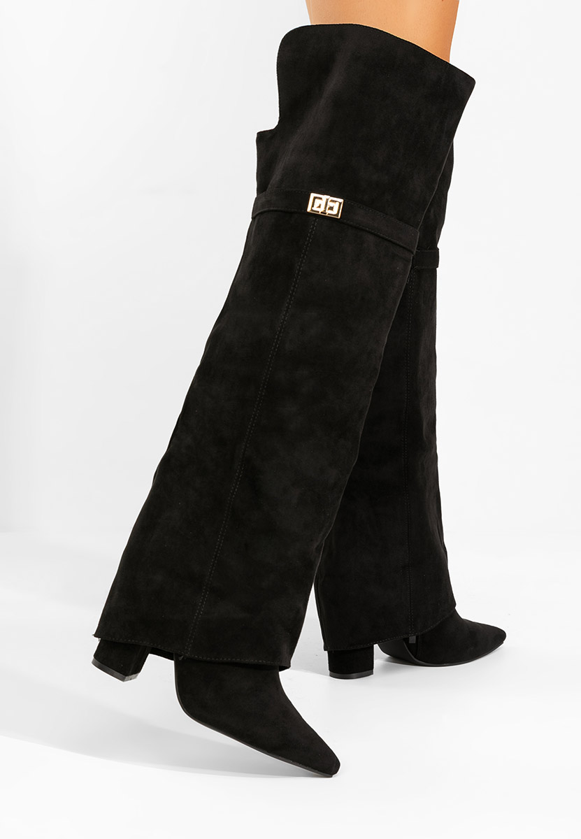 Чизми над коляното Crisia V2 черен