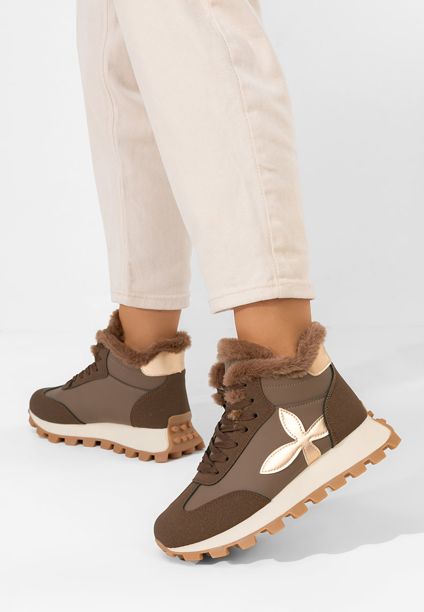 Дамски Зимни маратонки Ozia кафяв