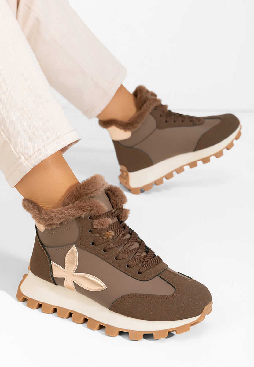 Дамски Зимни маратонки Ozia кафяв