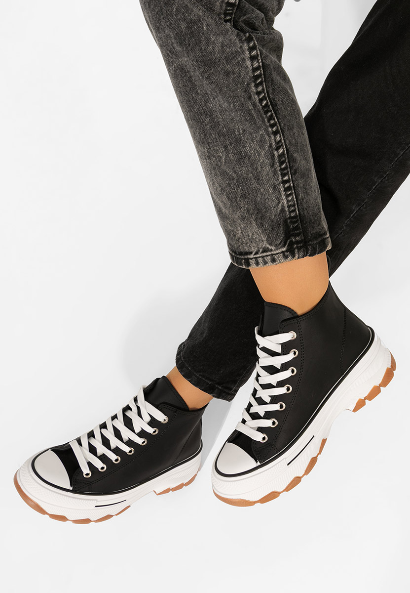 Кецове на платформа Raviana V5 черни