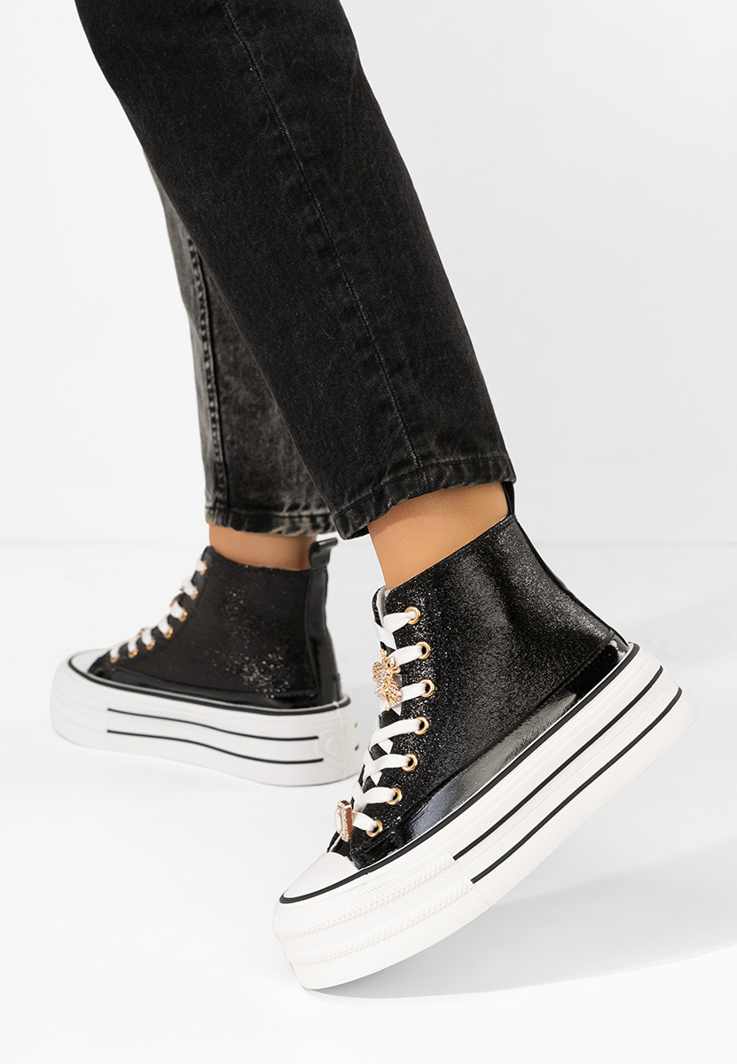 Кецове на платформа Trixy черни