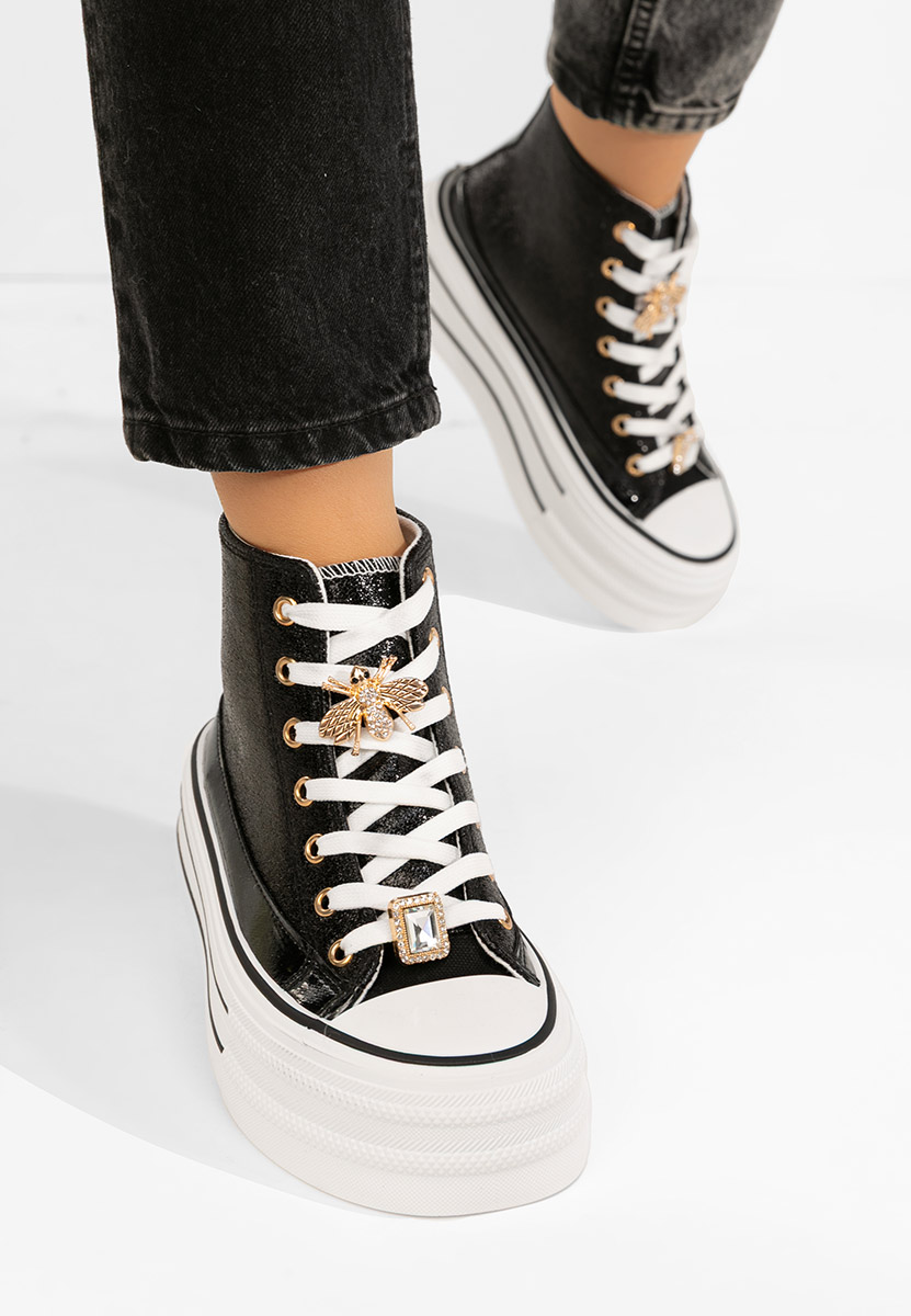 Кецове на платформа Trixy черни