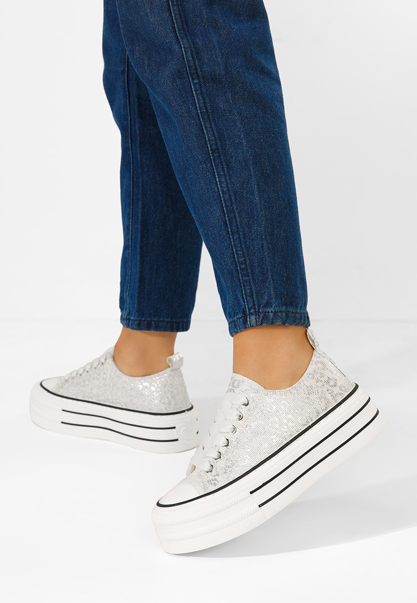 Кецове на платформа Nedra сив