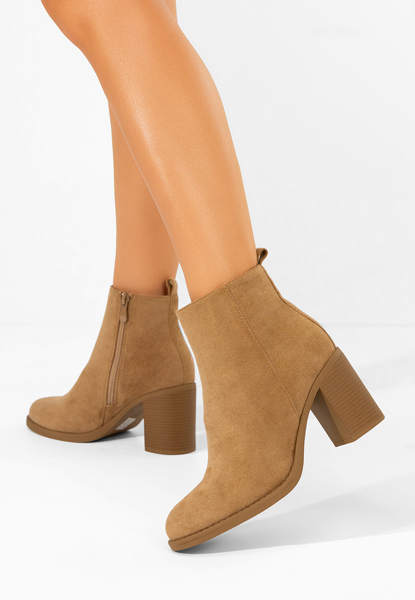 Дамски боти на ток Desirea камел Дамски боти на ток Desirea камел