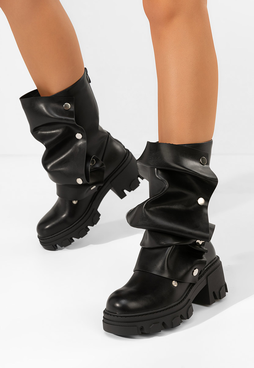 Дамски ботуши Valena черен