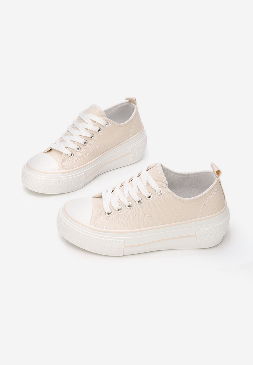 Кецове на платформа Antio бежов