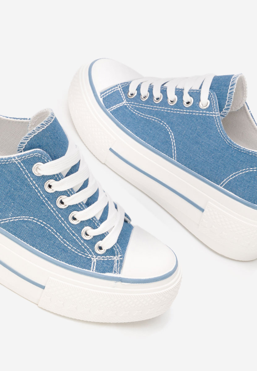 Кецове на платформа Antio деним