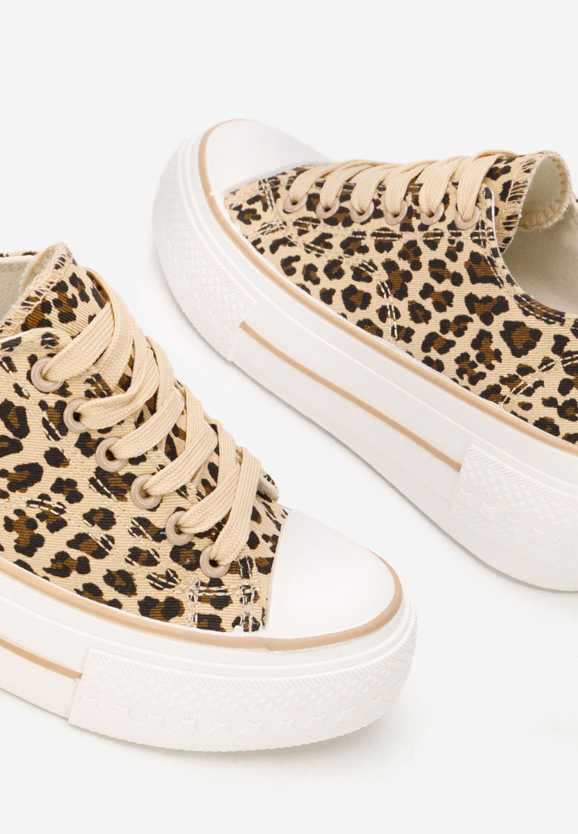 Кецове на платформа Antio животински принт