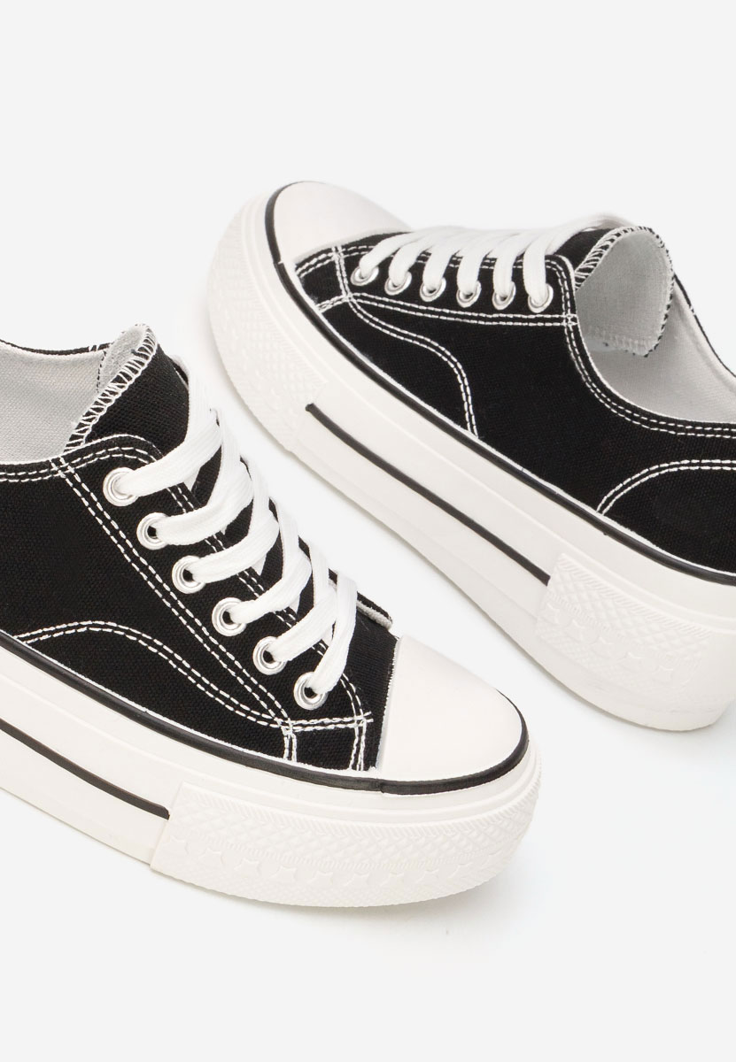 Кецове на платформа Antio черни