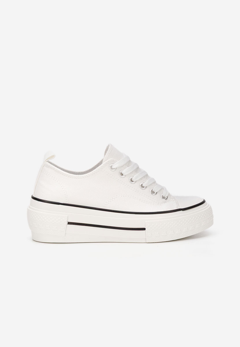 Кецове на платформа Antio бели