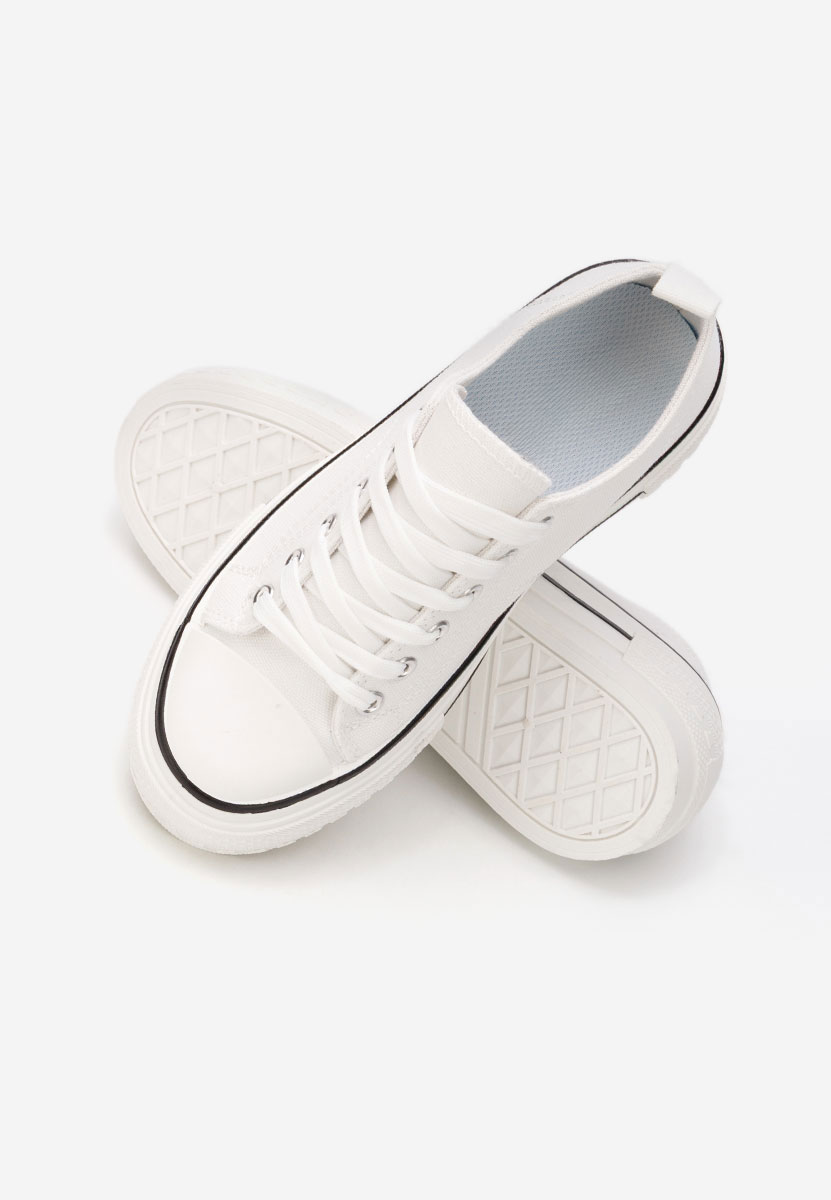 Кецове на платформа Antio бели