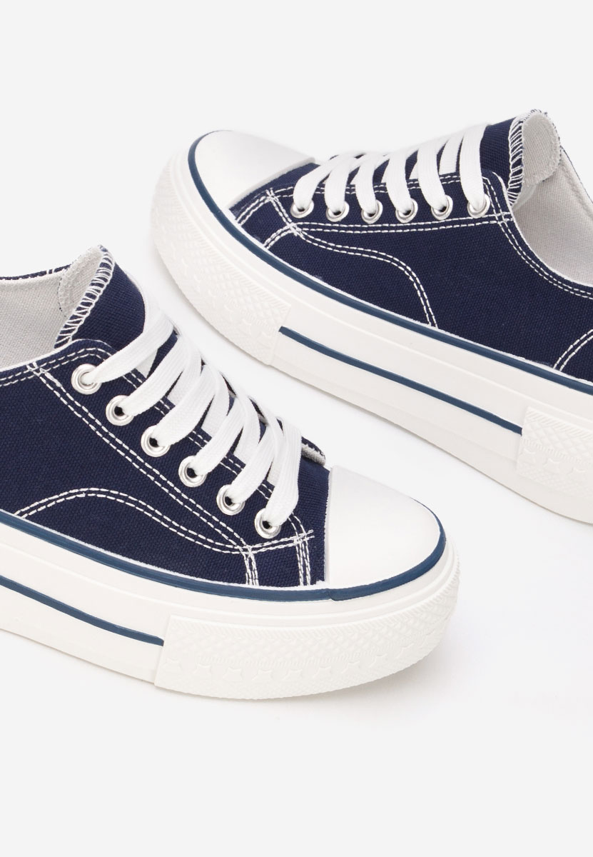 Кецове на платформа Antio син