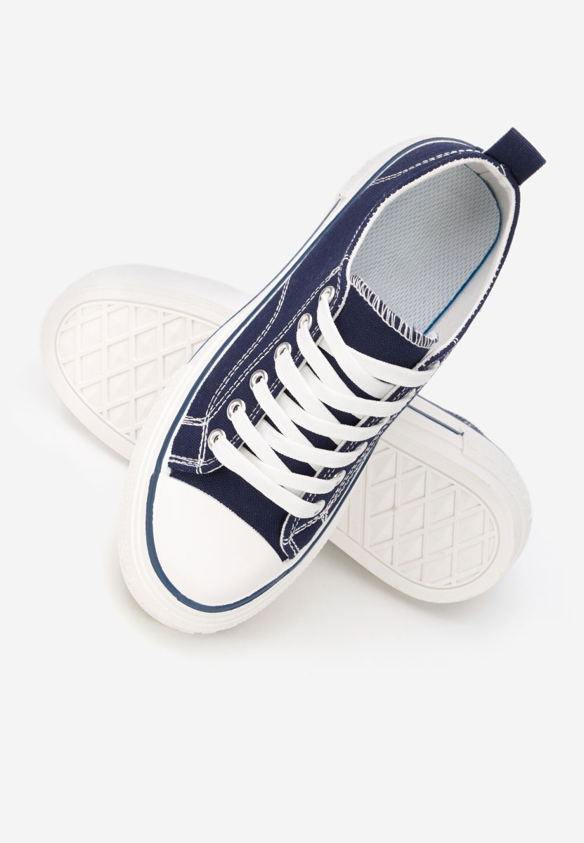 Кецове на платформа Antio син