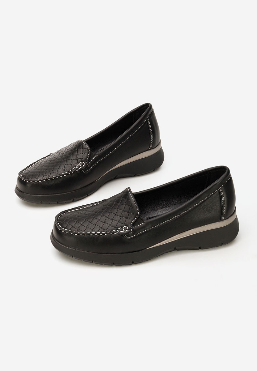 Дамски мокасини Seona черни