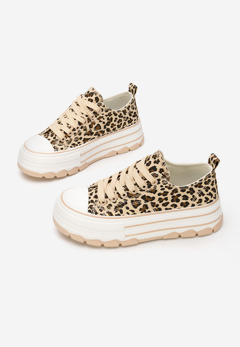 Кецове на платформа Zenoria леопарди