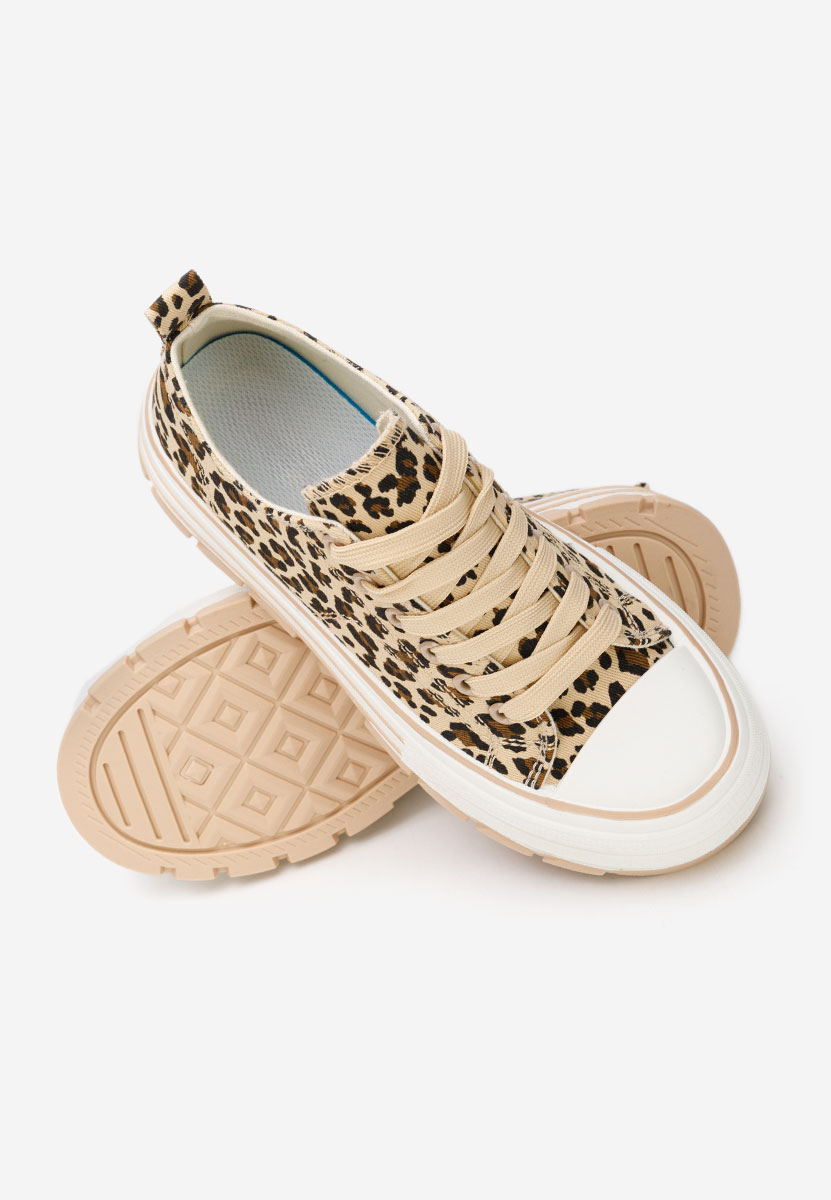 Кецове на платформа Zenoria леопарди