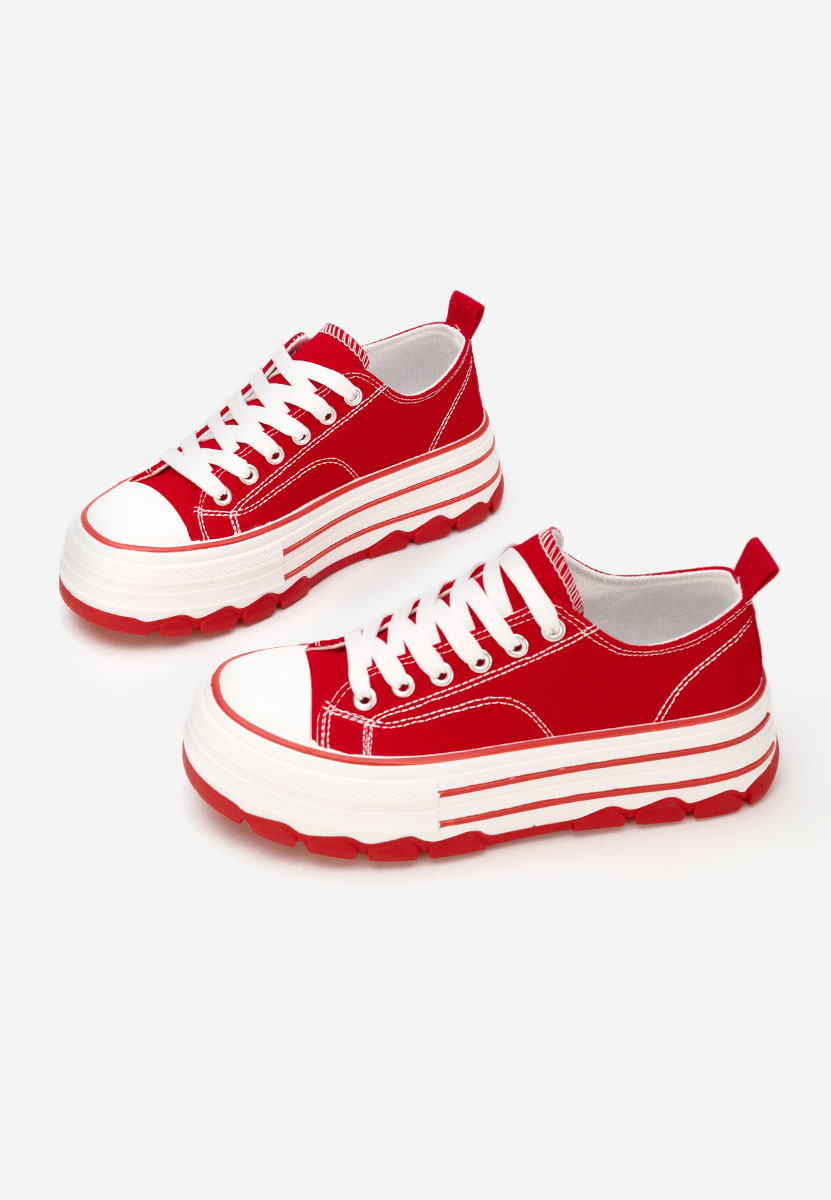 Кецове на платформа Zenoria червен