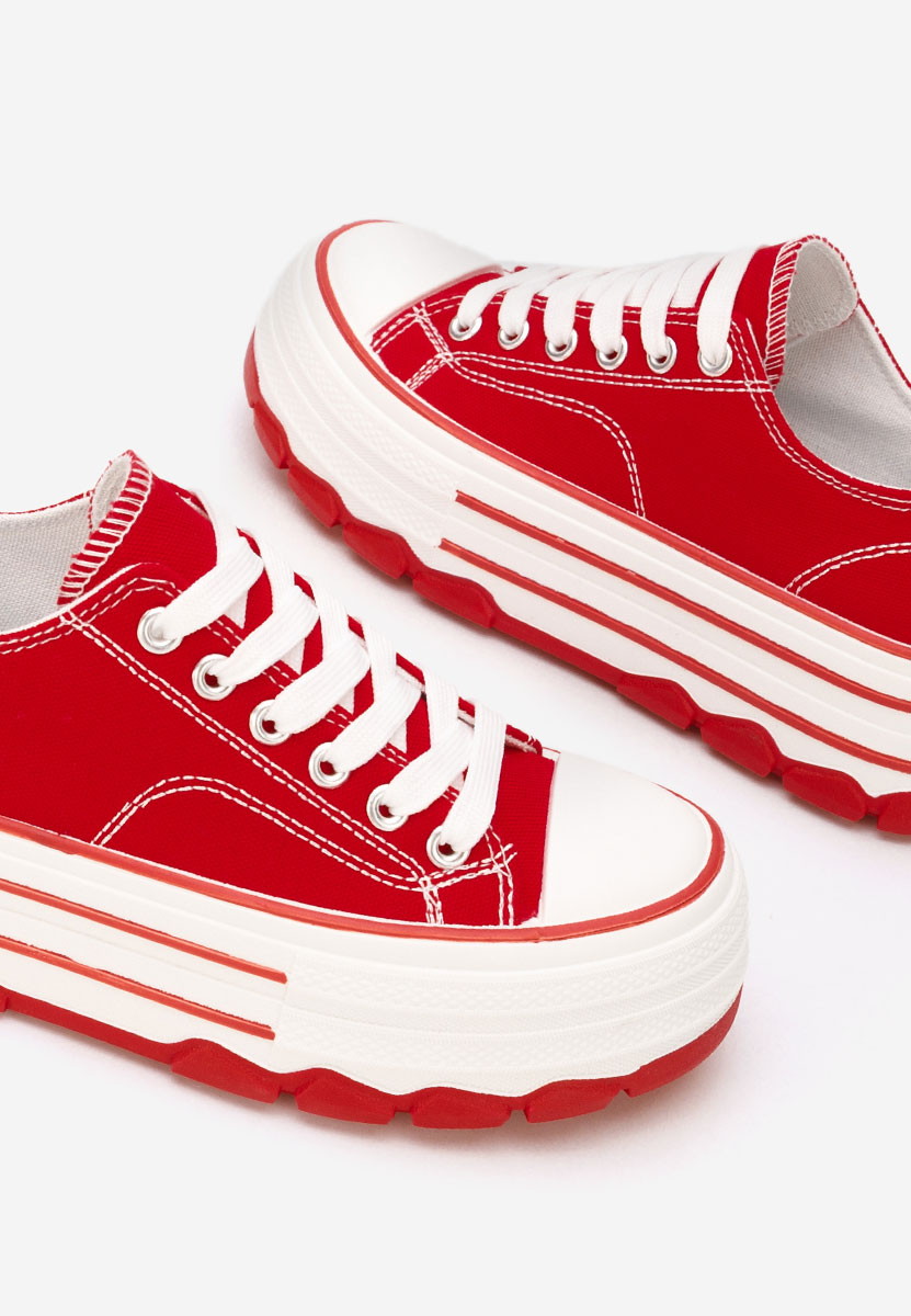 Кецове на платформа Zenoria червен