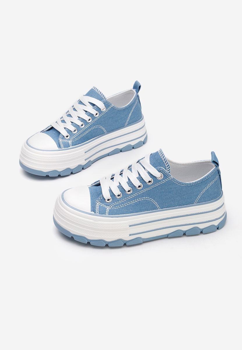 Кецове на платформа Zenoria деним