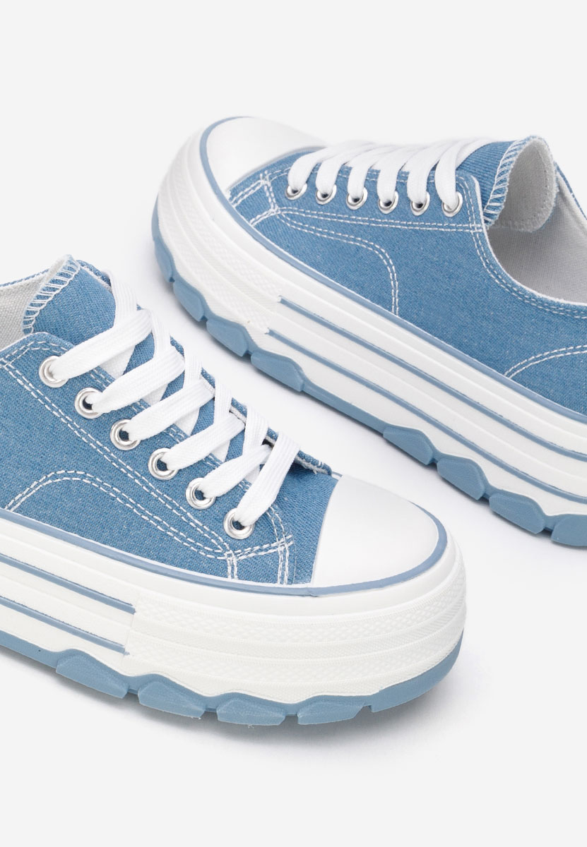 Кецове на платформа Zenoria деним