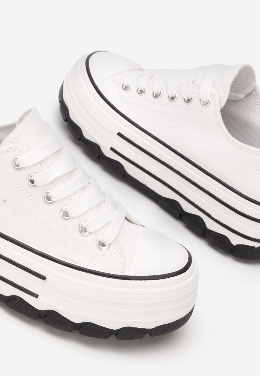 Кецове на платформа Zenoria бели