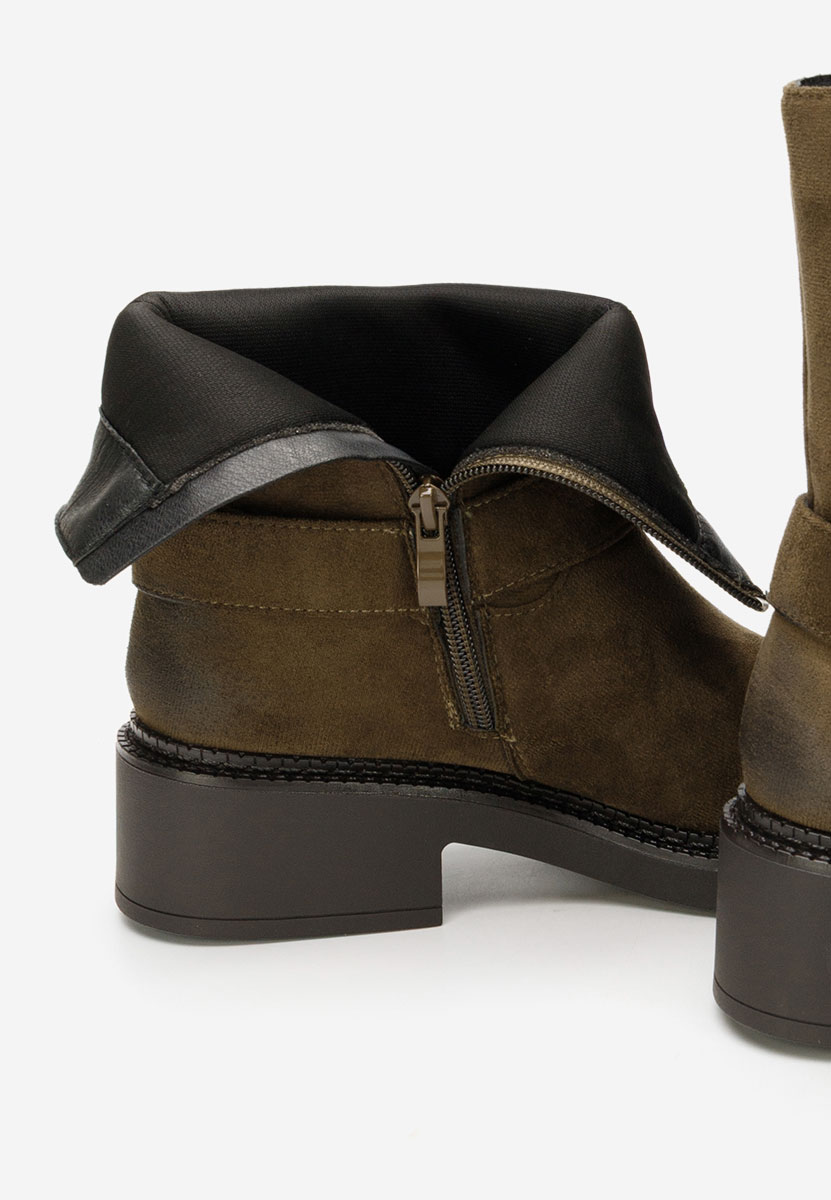 Дамски боти Alasika зелен