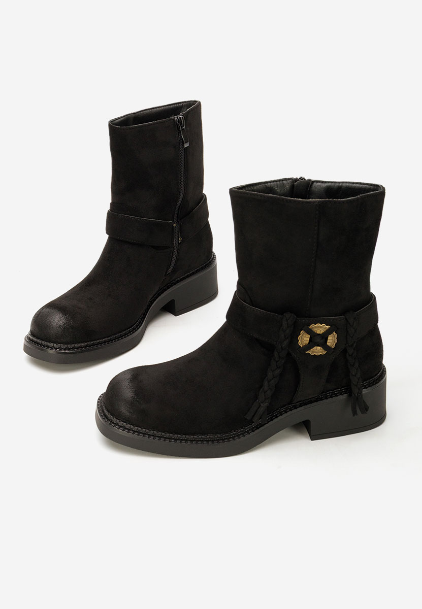 Дамски боти Alasika черен