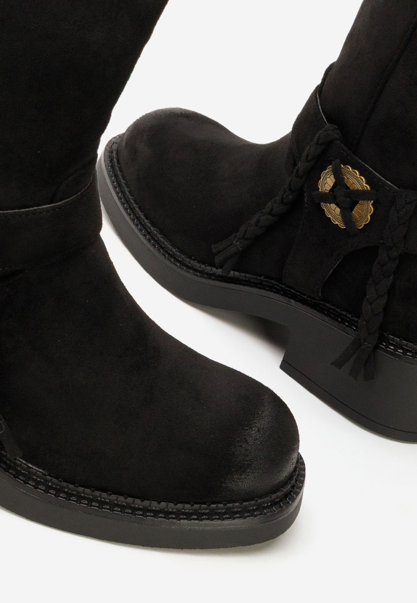 Дамски боти Alasika черен