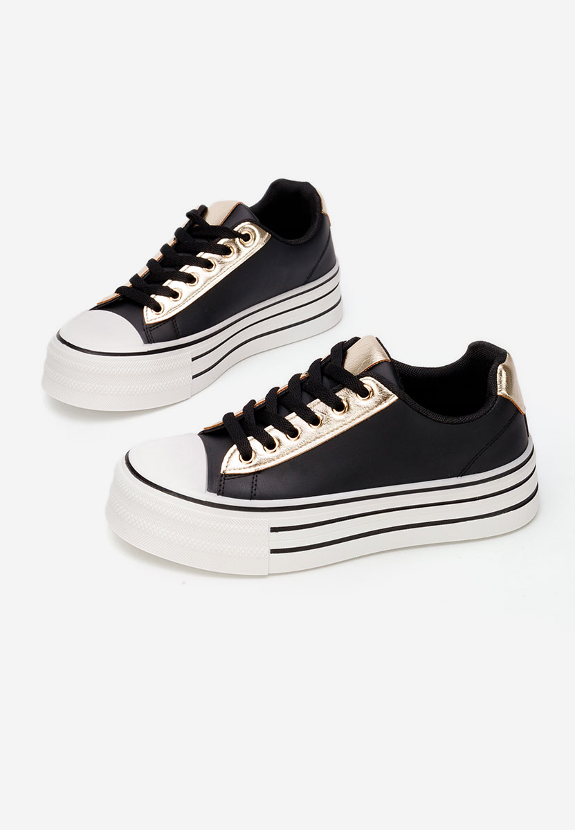 Кецове на платформа Lorraine черни