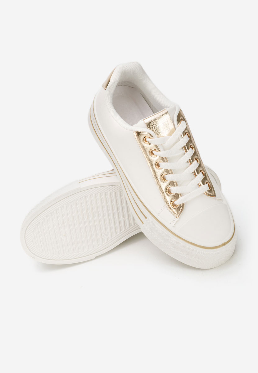 Кецове на платформа Lorraine бели