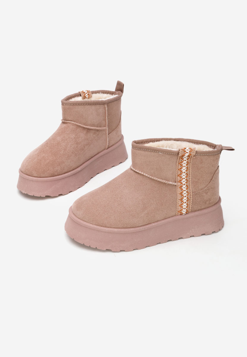 Обувки на платформа Kristin каки