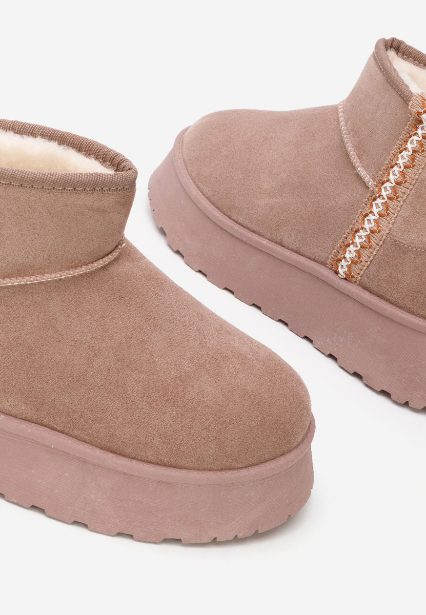 Обувки на платформа Kristin каки