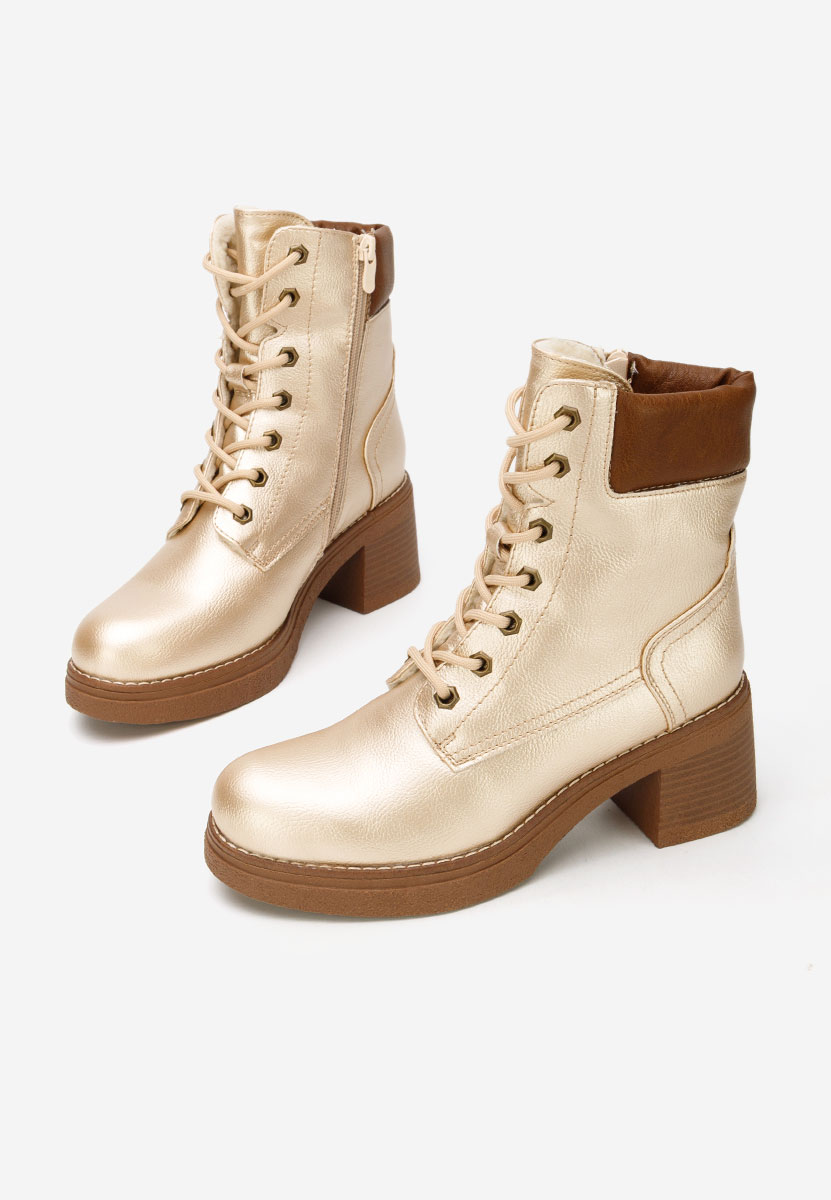 Дамски боти Celoria златен