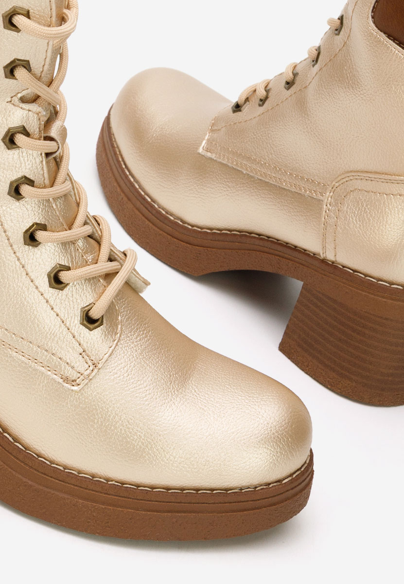 Дамски боти Celoria златен