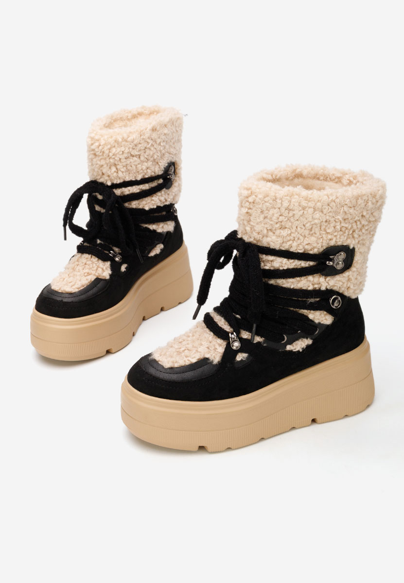 Обувки на платформа Norelia черен