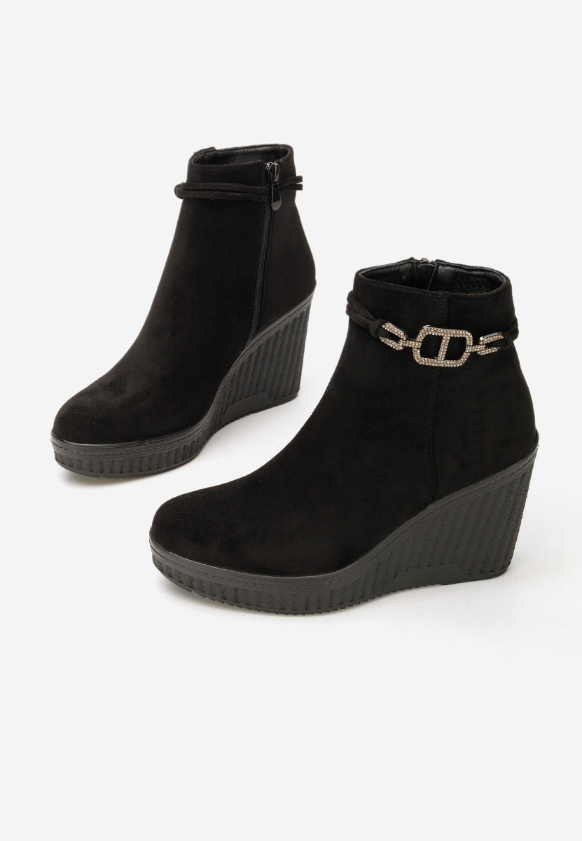 Боти на платформа Charlet V3 черен