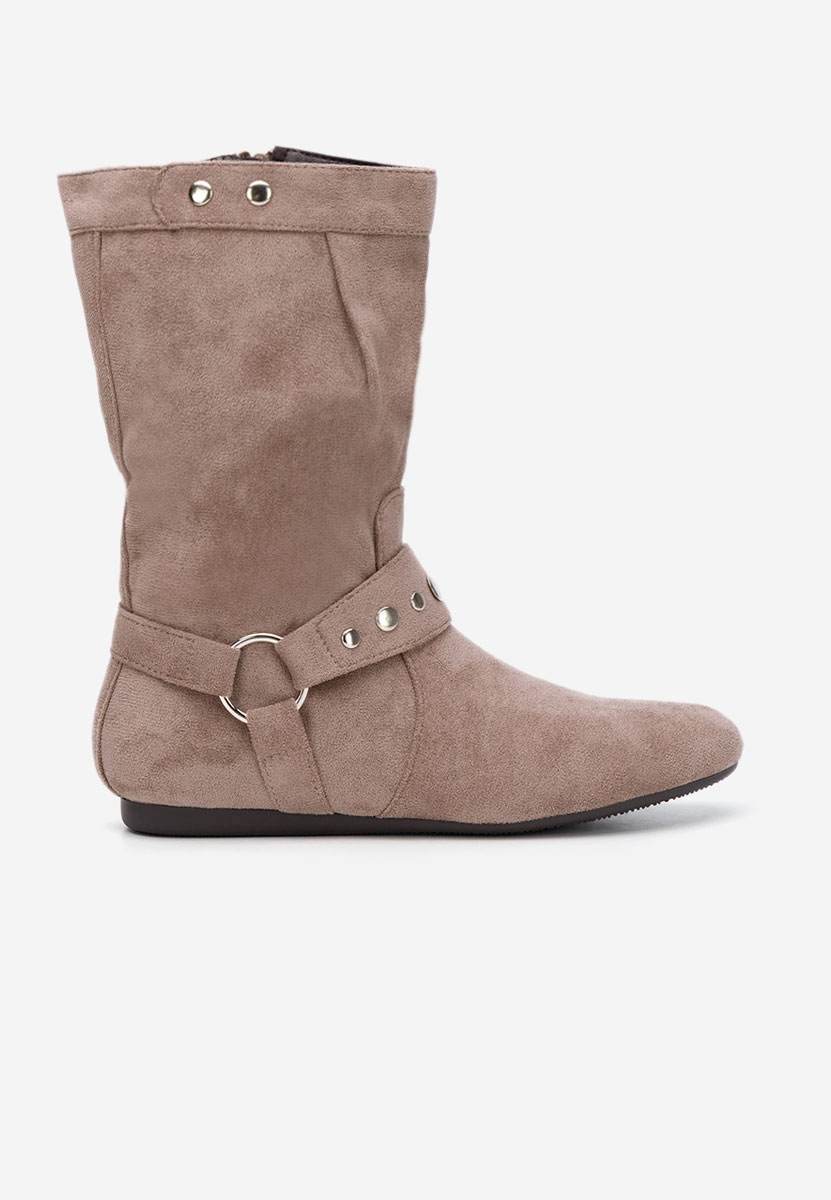 Дамски ботуши Dakisa сив