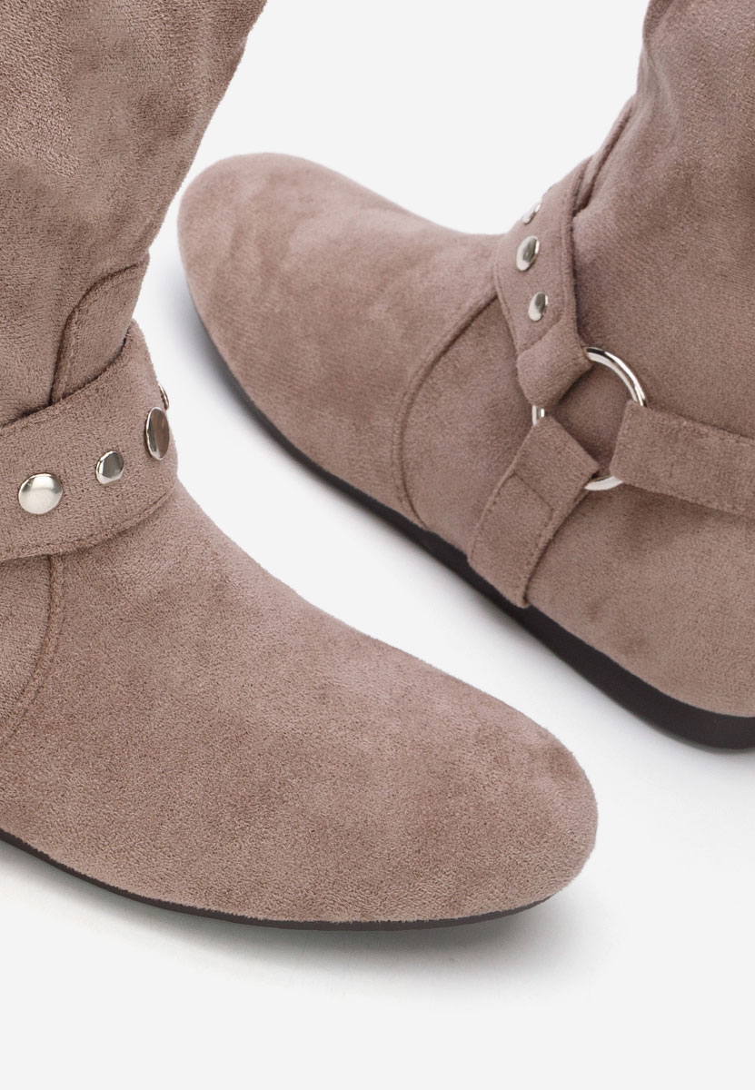 Дамски ботуши Dakisa сив