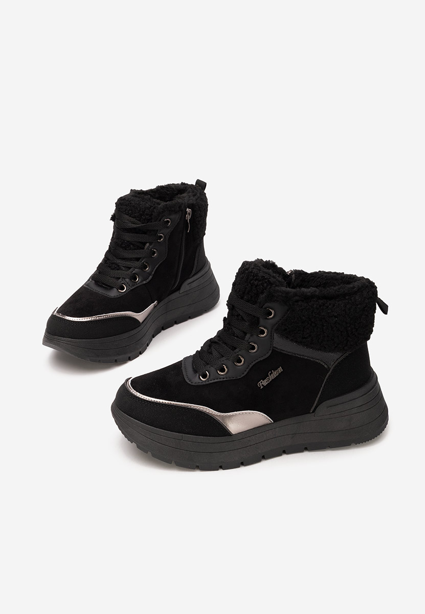 Дамски Зимни маратонки Lisaia черни