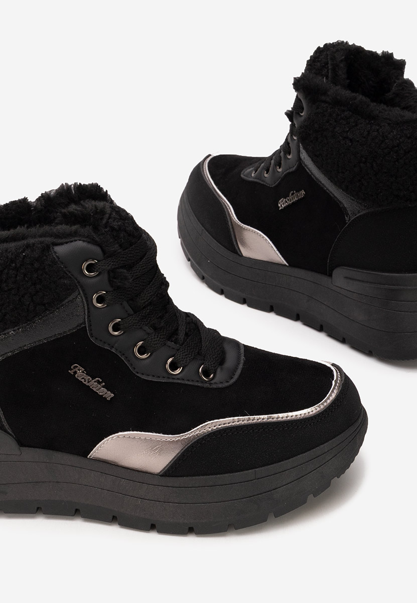 Дамски Зимни маратонки Lisaia черни