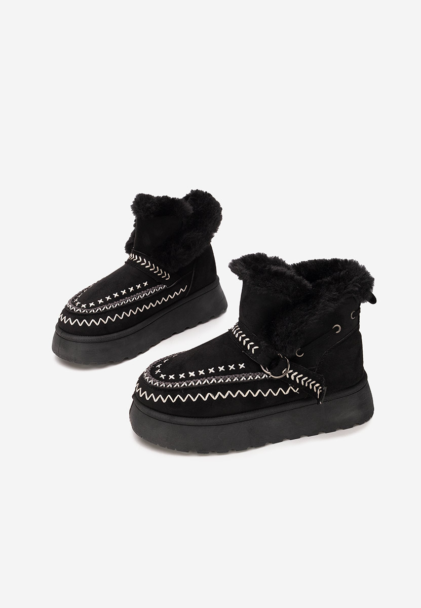 Обувки на платформа Tavoria черен