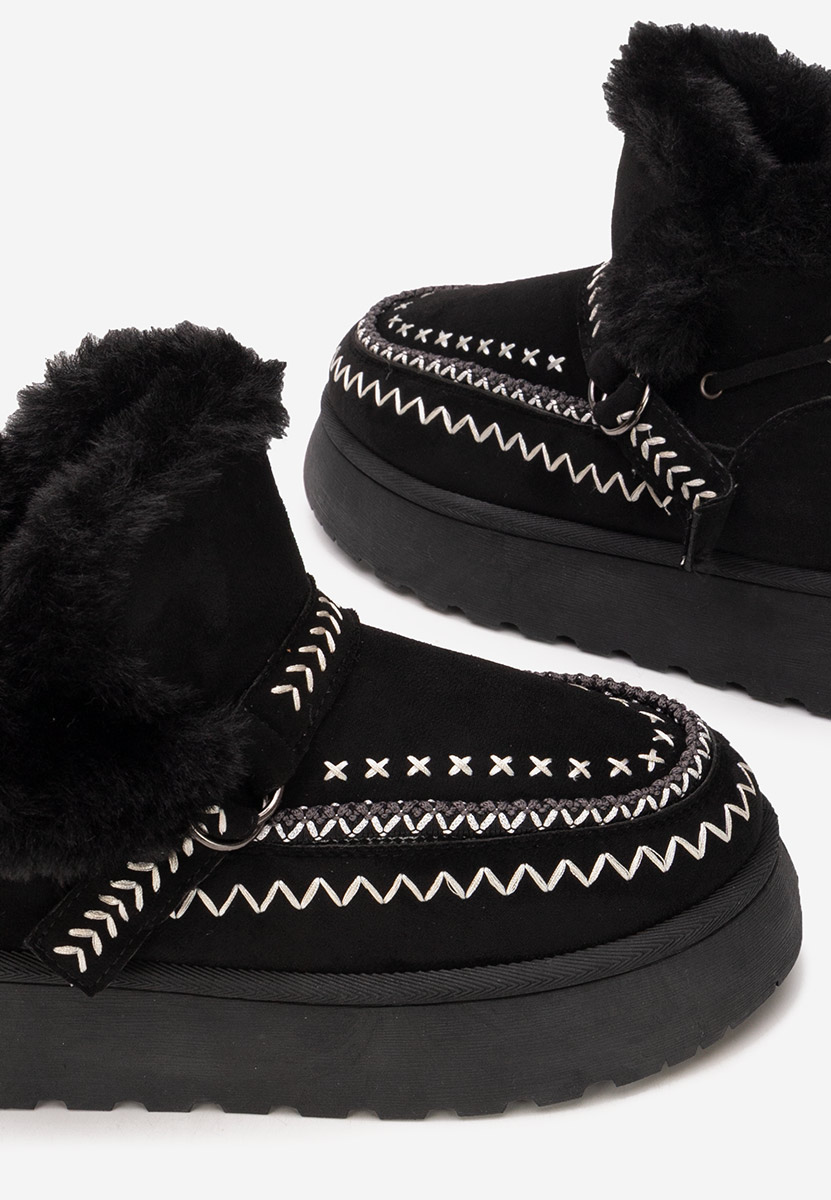 Обувки на платформа Tavoria черен