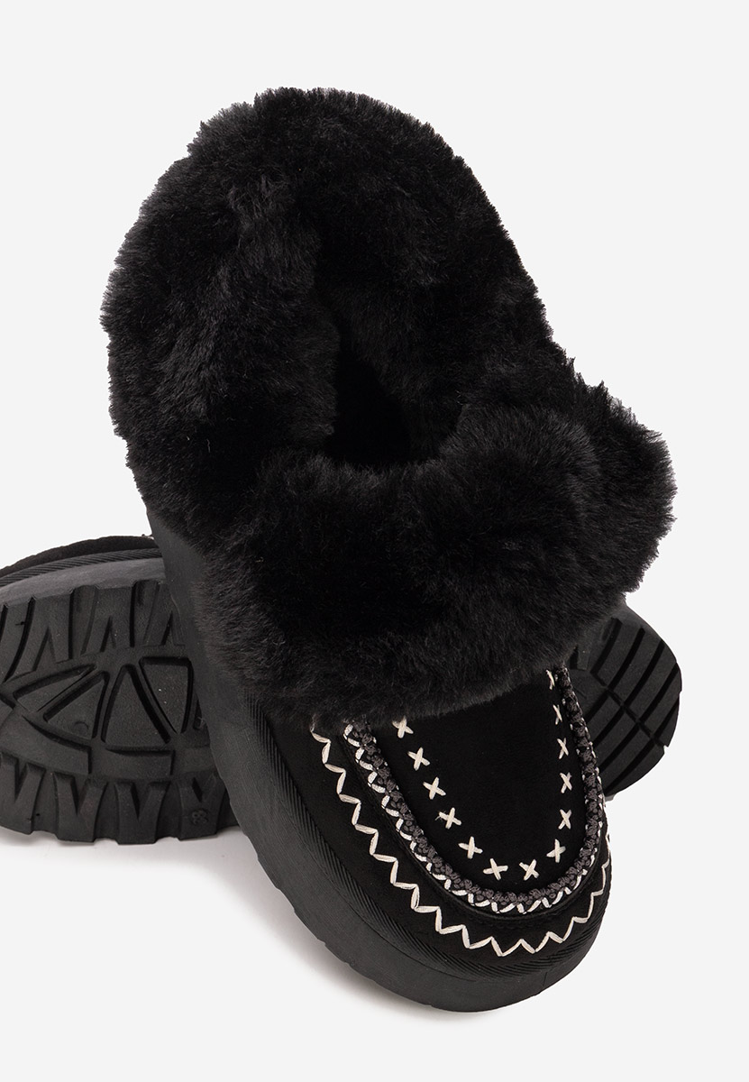 Обувки на платформа Tavoria черен